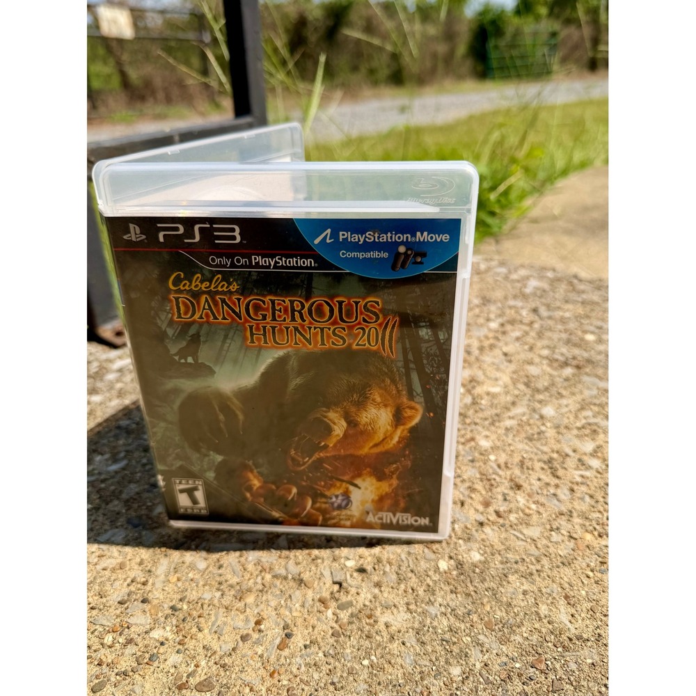 Cabelas Dangerous Hunts 2011 Sony PlayStation 3 PS3 Game Activision CIB Tested